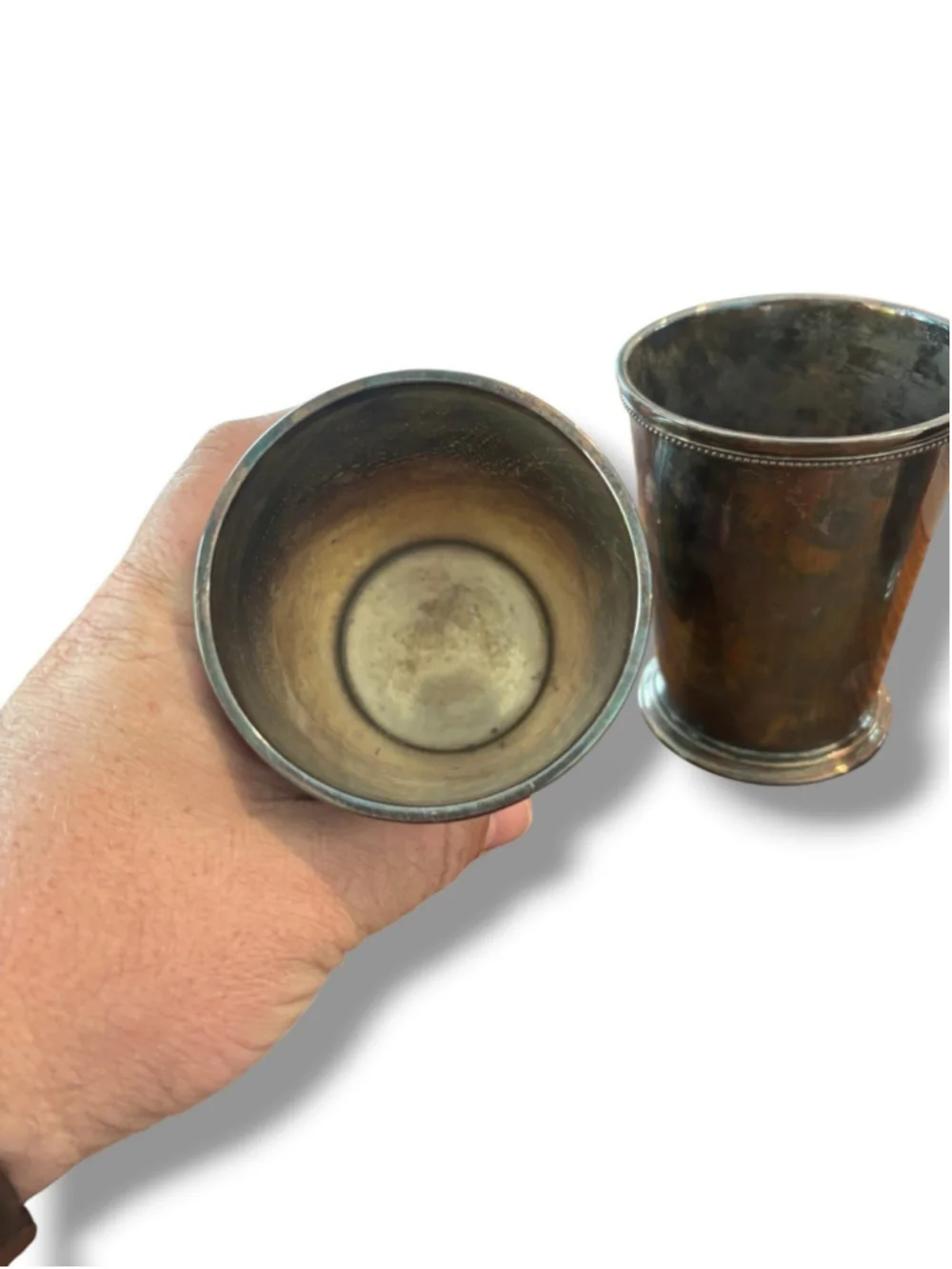 Vintage Patrick Henry Mint Julep Cup Set of 4! Rare! D.M. Boney & Co.